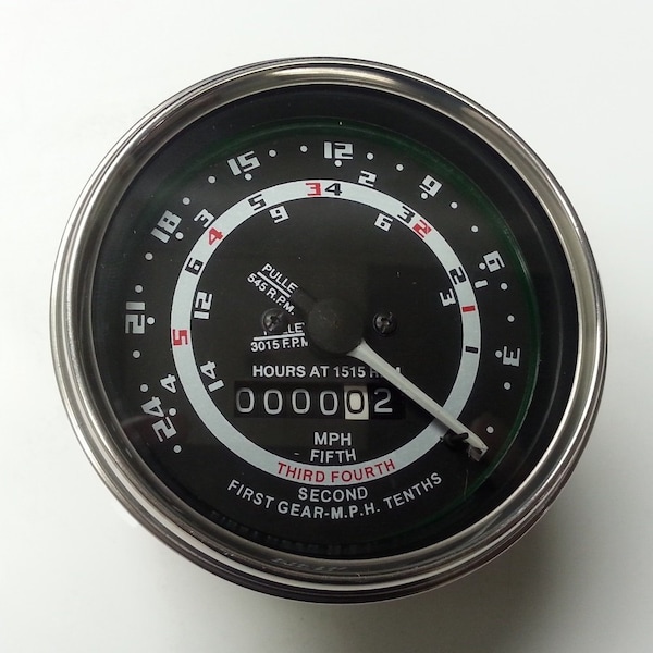 Aftermarket Tachometer (Proofmeter) Gauge - 5 Speed Fits Ford 2000 4000 C3NN17360K - main